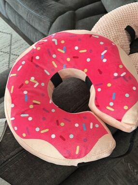 Donut Sprinkles inflatable dog cone collar